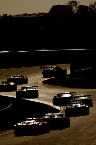 Race action in Race 2 at Circuit Zandvoort