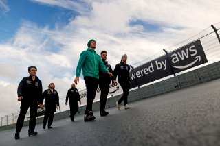 Drivers track walk
