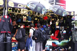 Fans in the paddock
