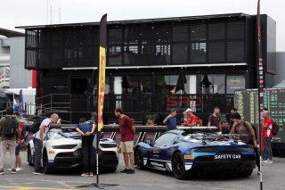 Supercars in the paddock