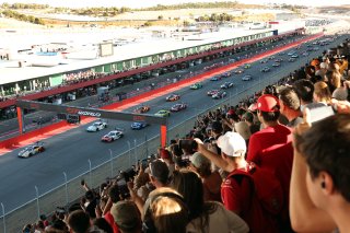 #2 - Boutsen VDS - Morris Schuring - Dorian Boccolacci - Alessio Picariello - Porsche 911 GT3 R (992) EVO Leads the Race Start