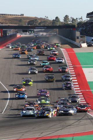 #2 - Boutsen VDS - Morris Schuring - Dorian Boccolacci - Alessio Picariello - Porsche 911 GT3 R (992) EVO Leads the Race Start
