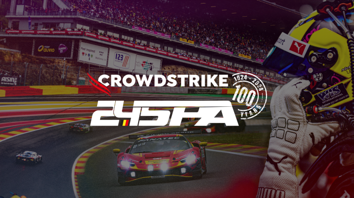 Un logo « spécial 100 ans » pour les CrowdStrike 24 Hours of Spa