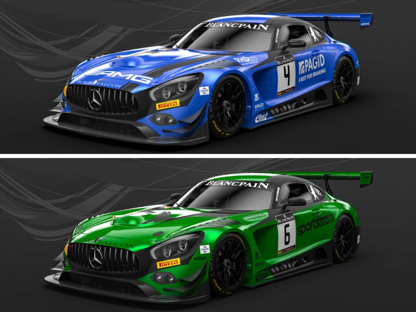 Black Falcon reveals full-season Blancpain GT Series assault with #4 Mercedes-AMG