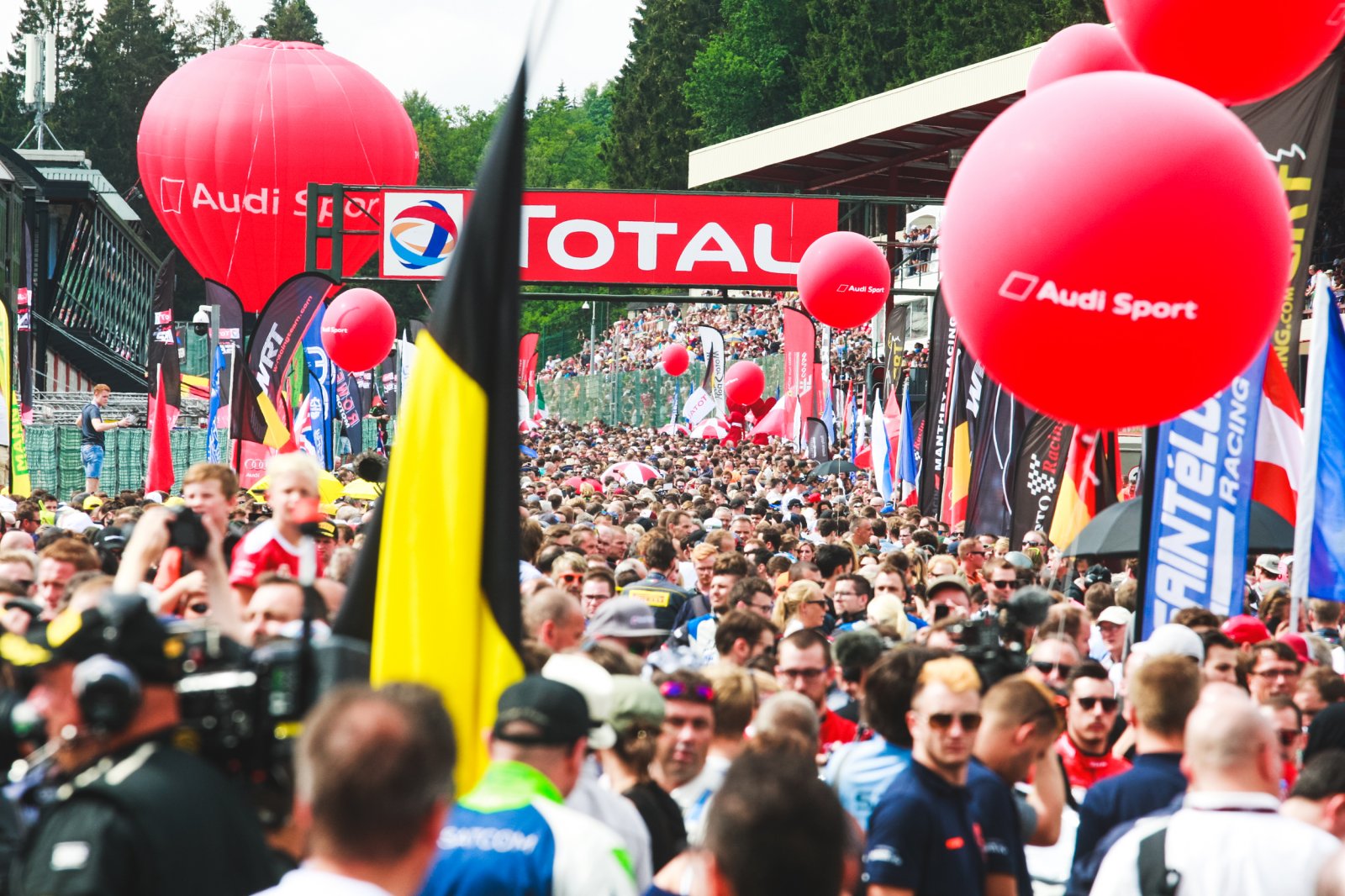 Stars of international GT racing prepare for battle at the Total 24 Hours of Spa