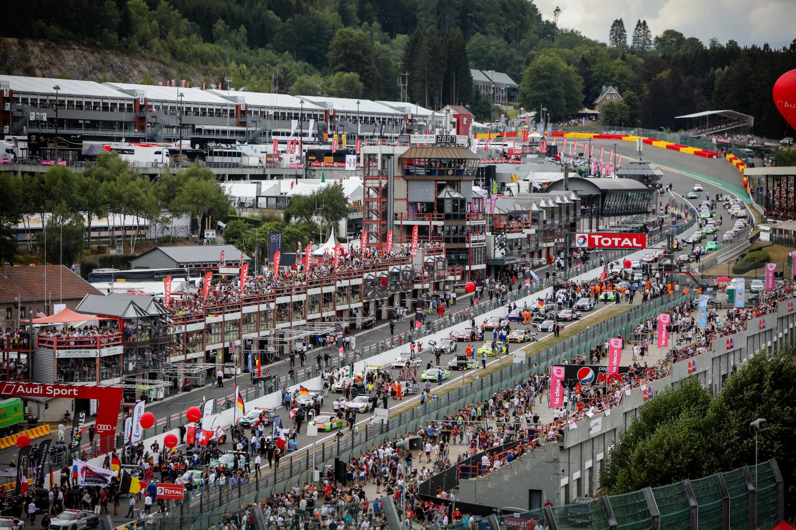 Montaplast by Land Audi leads into the night at 70th edition Total 24 Hours of Spa