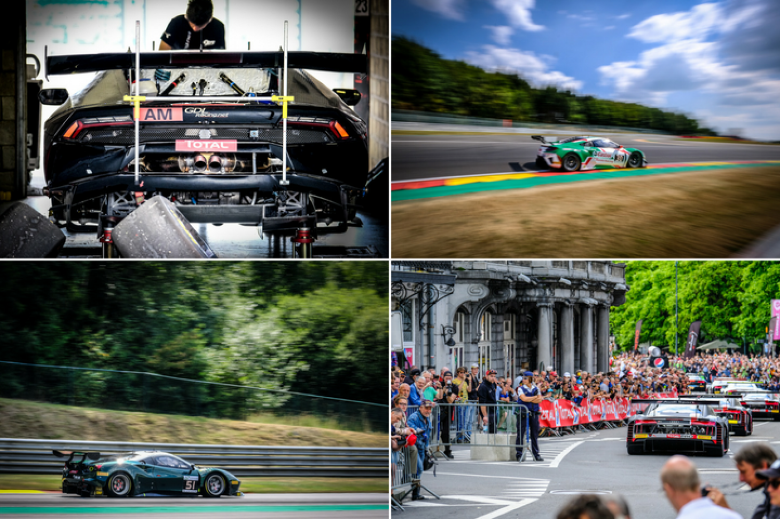 First on-track action kicks off busy week of activity at Total 24 Hours of Spa