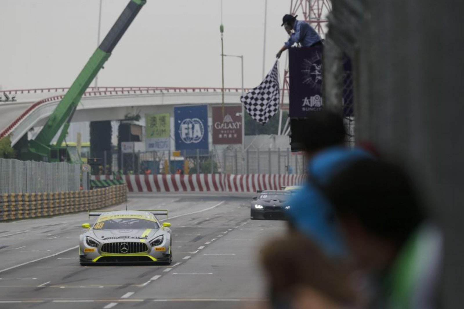 GT World Cup - ‘Police’ halts the FIA GT World Cup Qualifier but Mr Macau Edoardo Mortara (Mercedes-AMG GT3) wins after restart