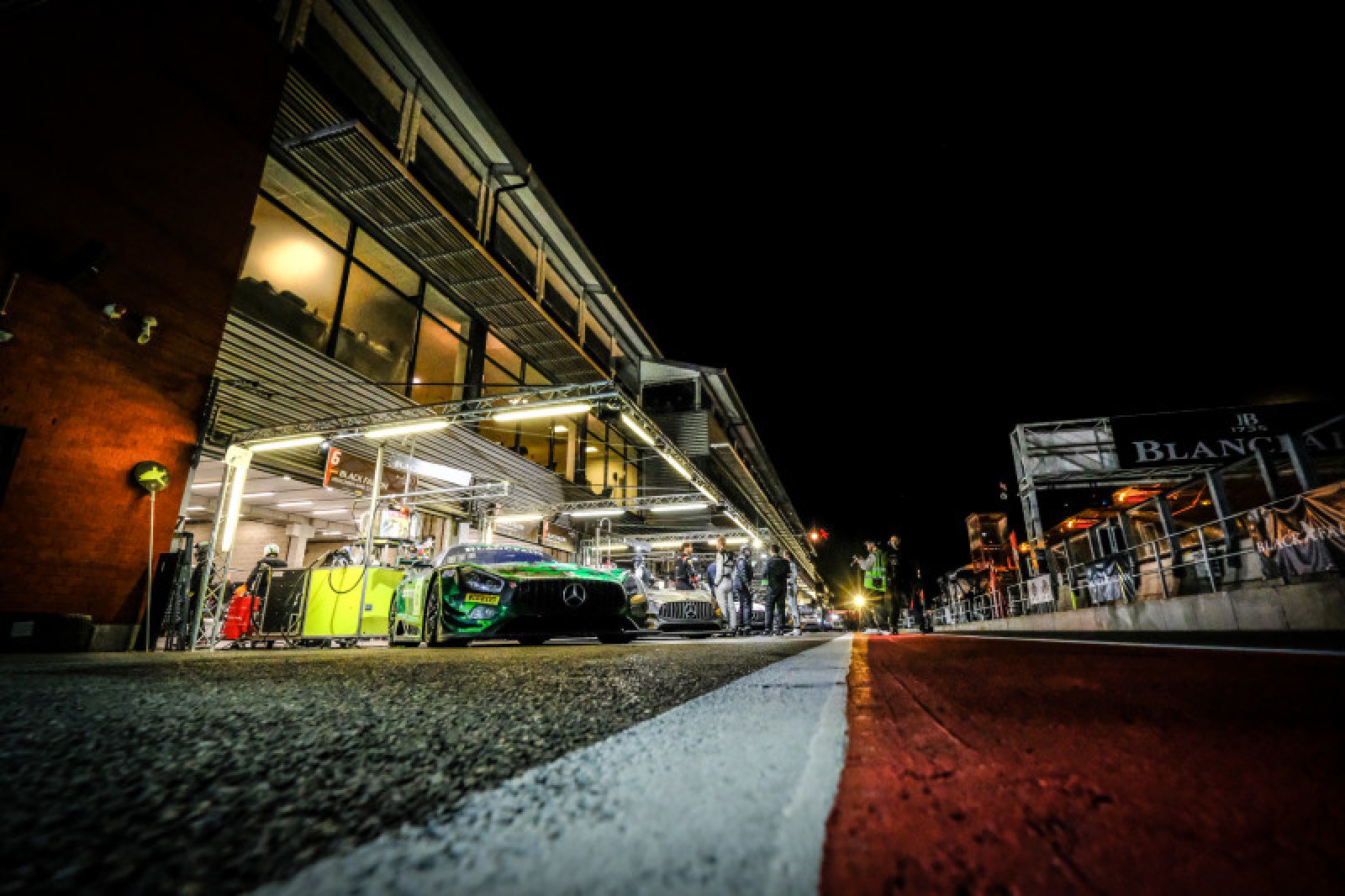 Challenging night hours during the Total 24 Hours of Spa