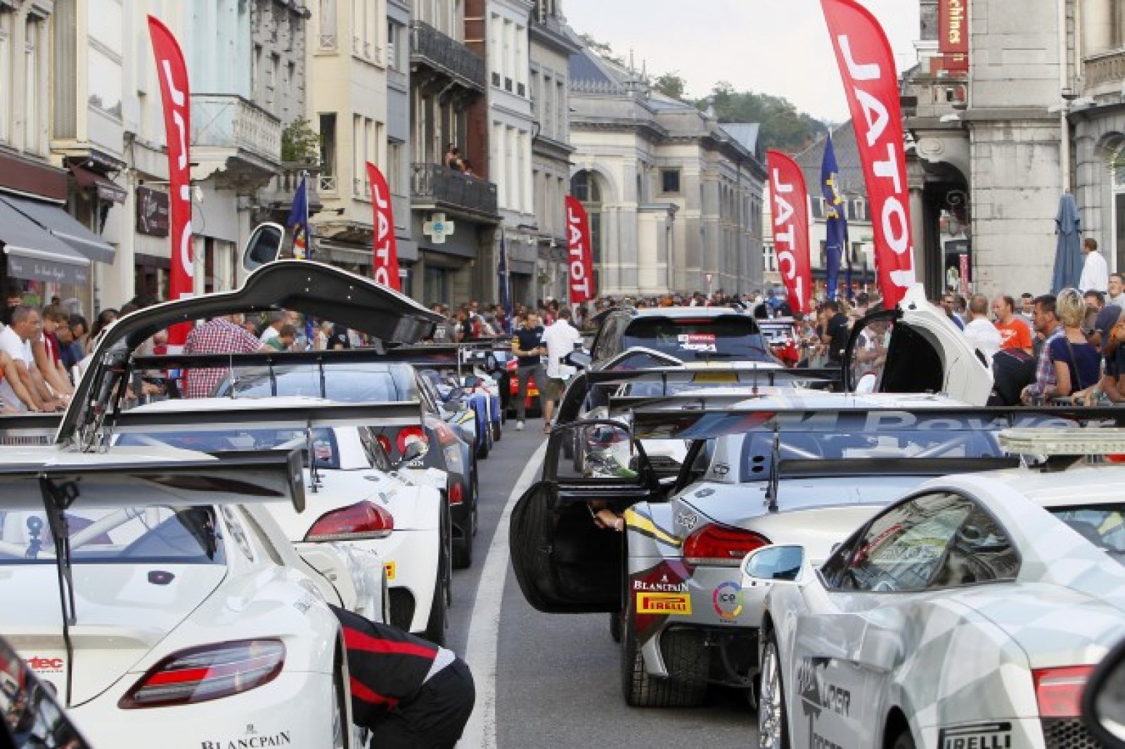 Spectacular parade launches final 2013 Total 24 Hours of Spa entry