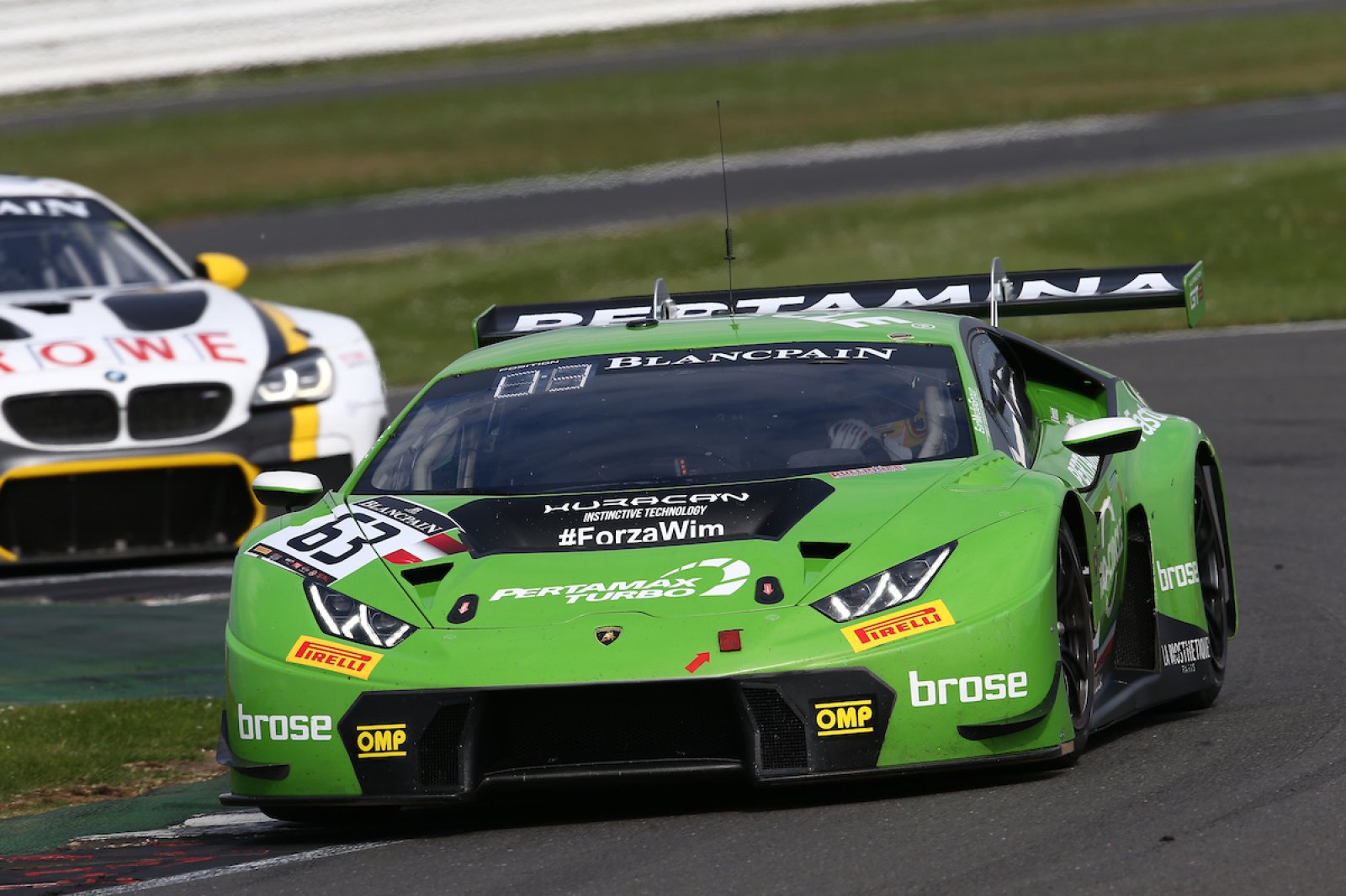 Three in a row for the #63 Lamborghini Grasser Racing Team