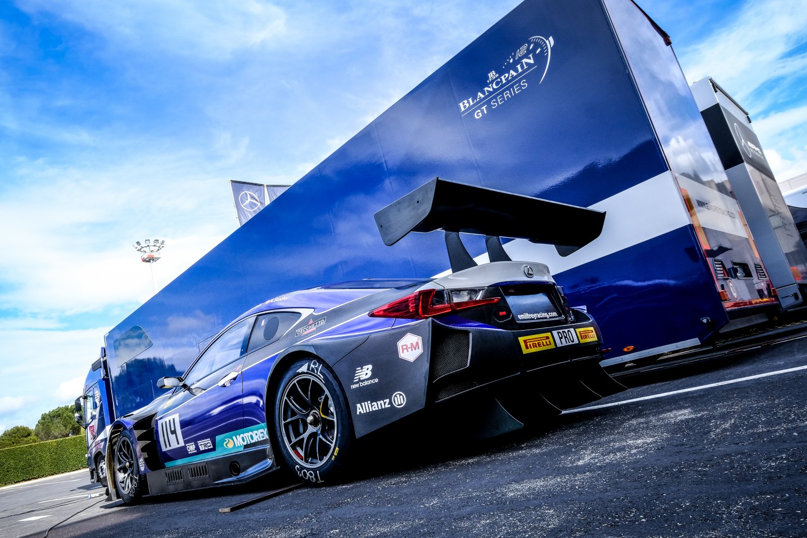 Participants Total 24 Hours of Spa in action during Official Blancpain GT Series Test Days