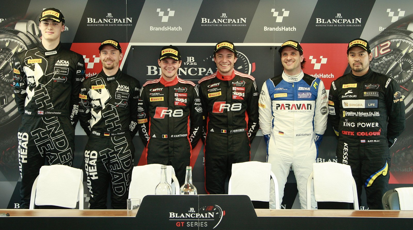 Belgian Audi Club Team WRT secure pole position lockout at Brands Hatch