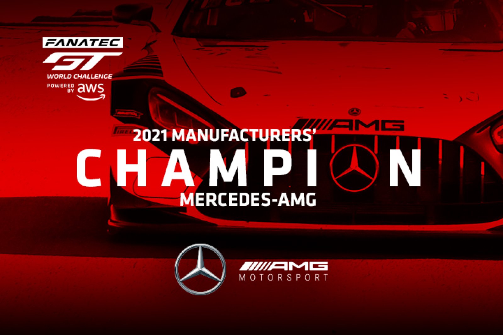 Mercedes-AMG earns global Fanatec GT World Challenge Powered by AWS crown for third season in succession 
