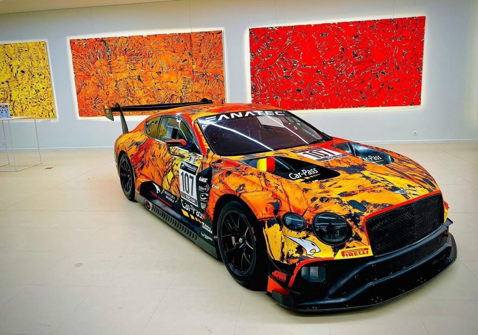 CMR reveals firey 'art car' livery for TotalEnergies 24 Hours of Spa assault with Bentley 
