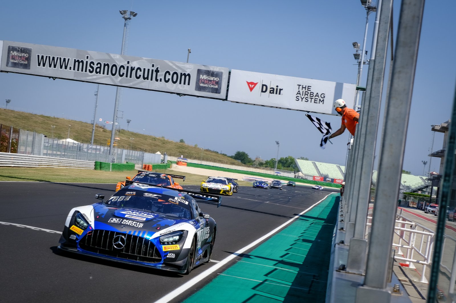Marciello and Boguslavskiy combine to give AKKA ASP Mercedes-AMG victory in second Misano contest