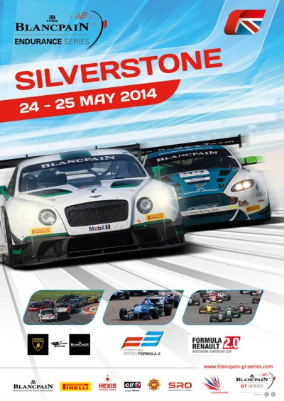 Great Britain Silverstone poster