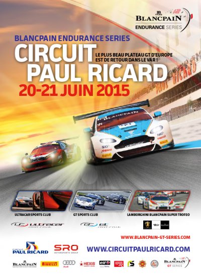 Circuit Paul Ricard Blancpain Endurance Series 1000 poster