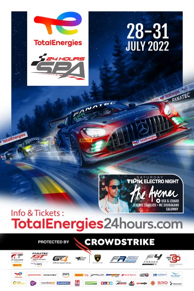 TotalEnergies 24 Hours of Spa poster