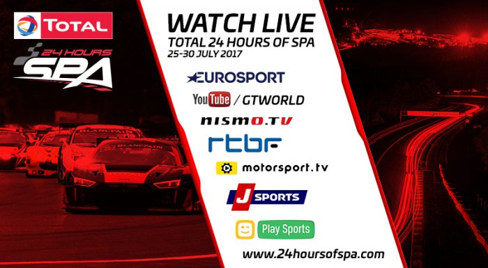 Immerse yourself in the Total 24 Hours of Spa 