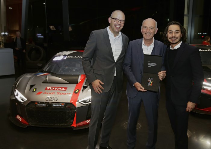 Audi’s longtime head of sport Dr. Wolfgang Ullrich receives a lifelong ticket for the Total 24 Hours of Spa