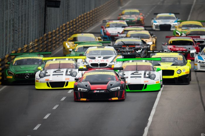 Former Total 24 Hours of Spa winners at the start of FIA GT World Cup