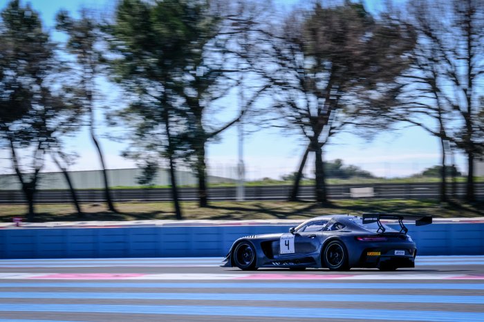 Black Falcon Mercedes-AMG on top following opening test at Circuit Paul Ricard