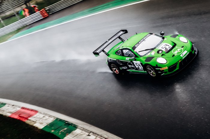 Dinamic Motorsport Porsche takes emotional Blancpain GT Series victory in dramatic 2019 season-opener at Monza