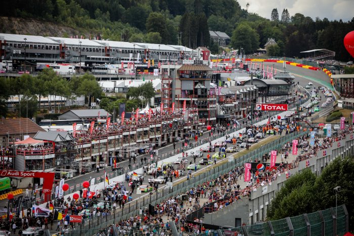 De Montaplast by Land Audi leidt na een kwart van de Total 24 Hours of Spa