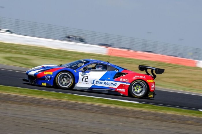 SMP Ferrari hits the front in opening Silverstone practice