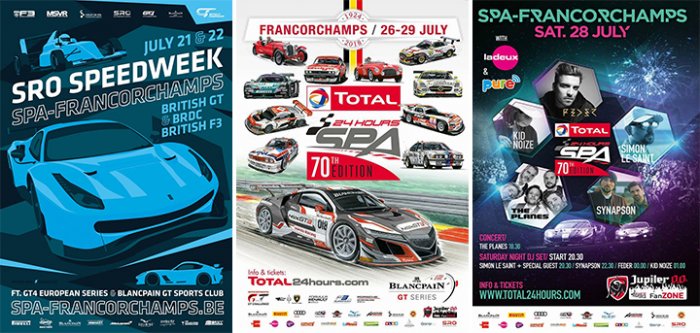 SRO Speedweek and Total 24 Hours of Spa promise 10 days of action and entertainment