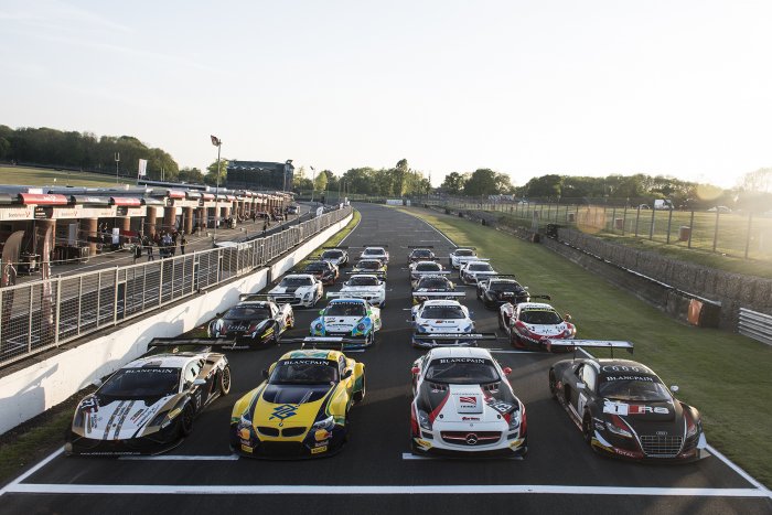 The Blancpain Sprint Series ready for Brands Hatch