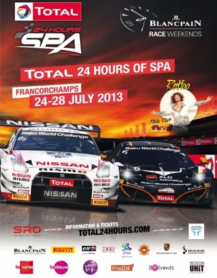65th edition of Total 24 Hours of Spa will be biggest and best ever