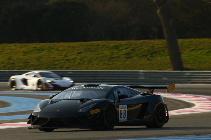 Interesting first day of official testing for the Blancpain Endurance Series