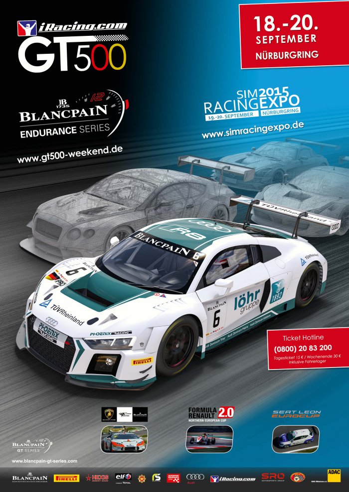iRacing.com GT500 race will decide the 2015 Blancpain Endurance Series Titles