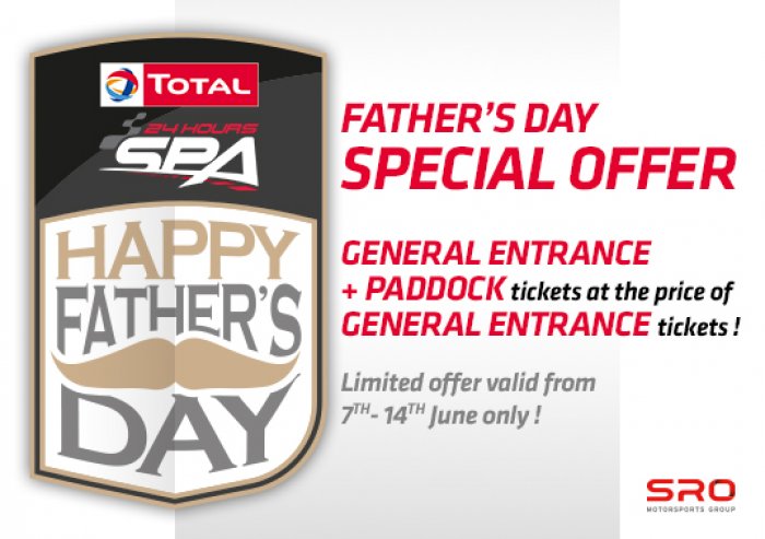 Total 24 Hours of Spa : Exclusive Father's Day offer!