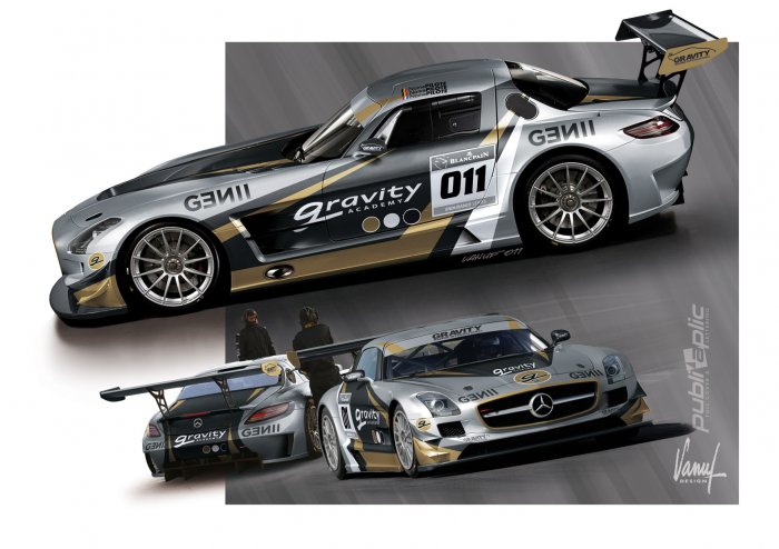 Mercedes SLS GT3 Gravity Racing for sale