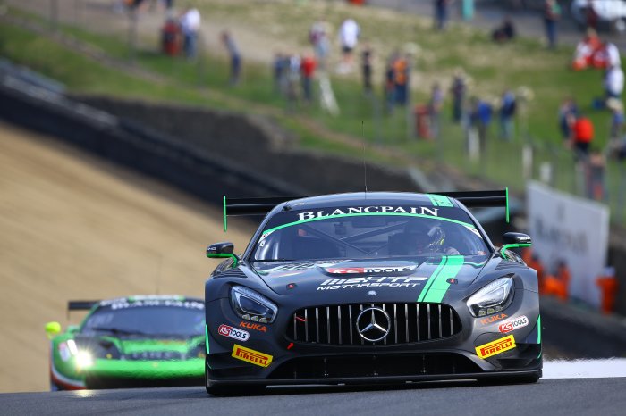 Mercedes-AMG tops close first free practice @Brands Hatch