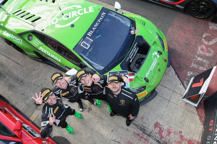 GRT Grasser Racing Team’s Lamborghini claims nail-biting 3 Hours of Silverstone