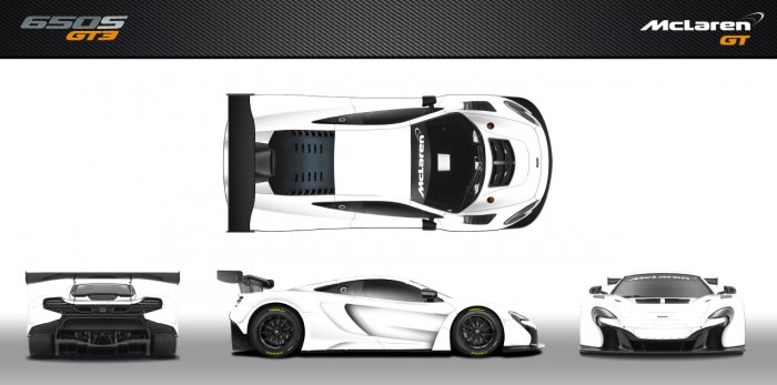 Créez le design de votre McLaren 650S GT3 et regardez la rouler sur les Total 24 Hours of Spa avec Strakka Racing