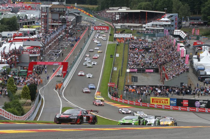 Hectic start to the 2016 Total 24 Hours of Spa