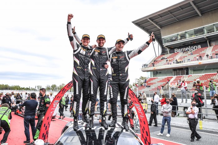 Iron Lynx Ferrari crew secures Endurance Cup drivers' crown, Team WRT Audi captures teams' title, as AKKA ASP Mercedes-AMG dominates season finale at Circuit de Barcelona-Catalunya