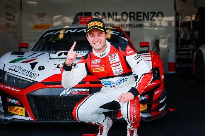 Gachet leads Audi one-two-three to secure maiden series pole for Tresor by Car Collection 