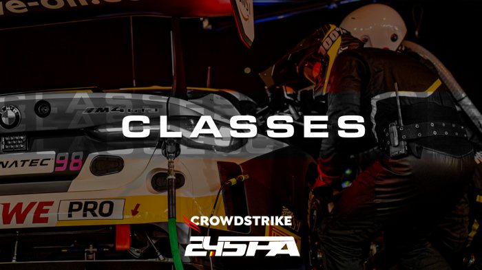 Tout ce que vous devez savoir sur les CrowdStrike 24 Hours of Spa 2023 : CLASSES