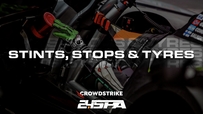 Tout ce que vous devez savoir sur les CrowdStrike 24 Hours of Spa 2023: Relais, Pit-Stops & Pneus