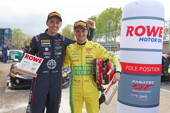 Green and Auer share poles for Sprint Cup opener at Brands Hatch
