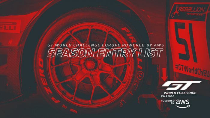 Competitive grids confirmed as GT World Challenge Europe Powered by AWS returns to action