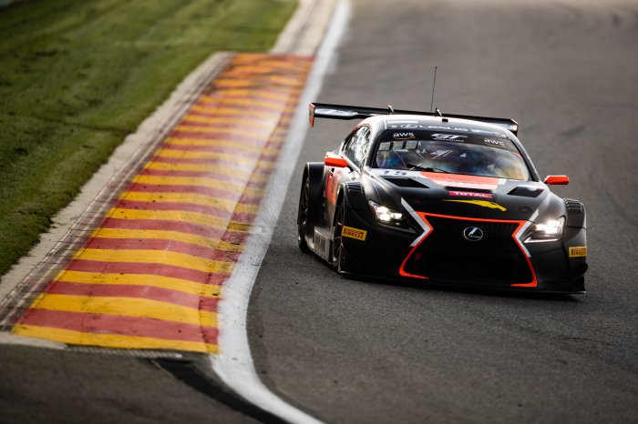 La Lexus Tech 1 Racing la plus rapide de l’après-midi à Spa