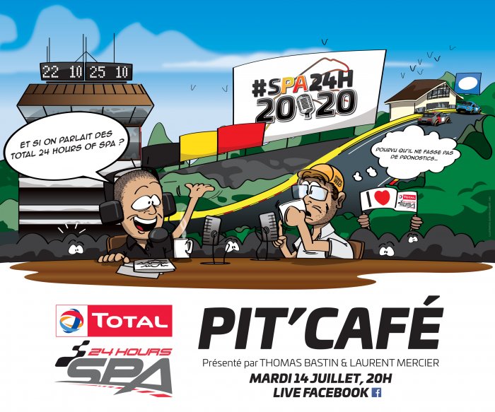 Le #SPA24H Pit’Café, votre nouveau rendez-vous avant les Total 24 Hours of Spa