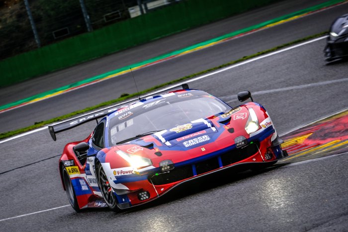 SMP Ferrari leads the way in Wednesday morning test at Spa